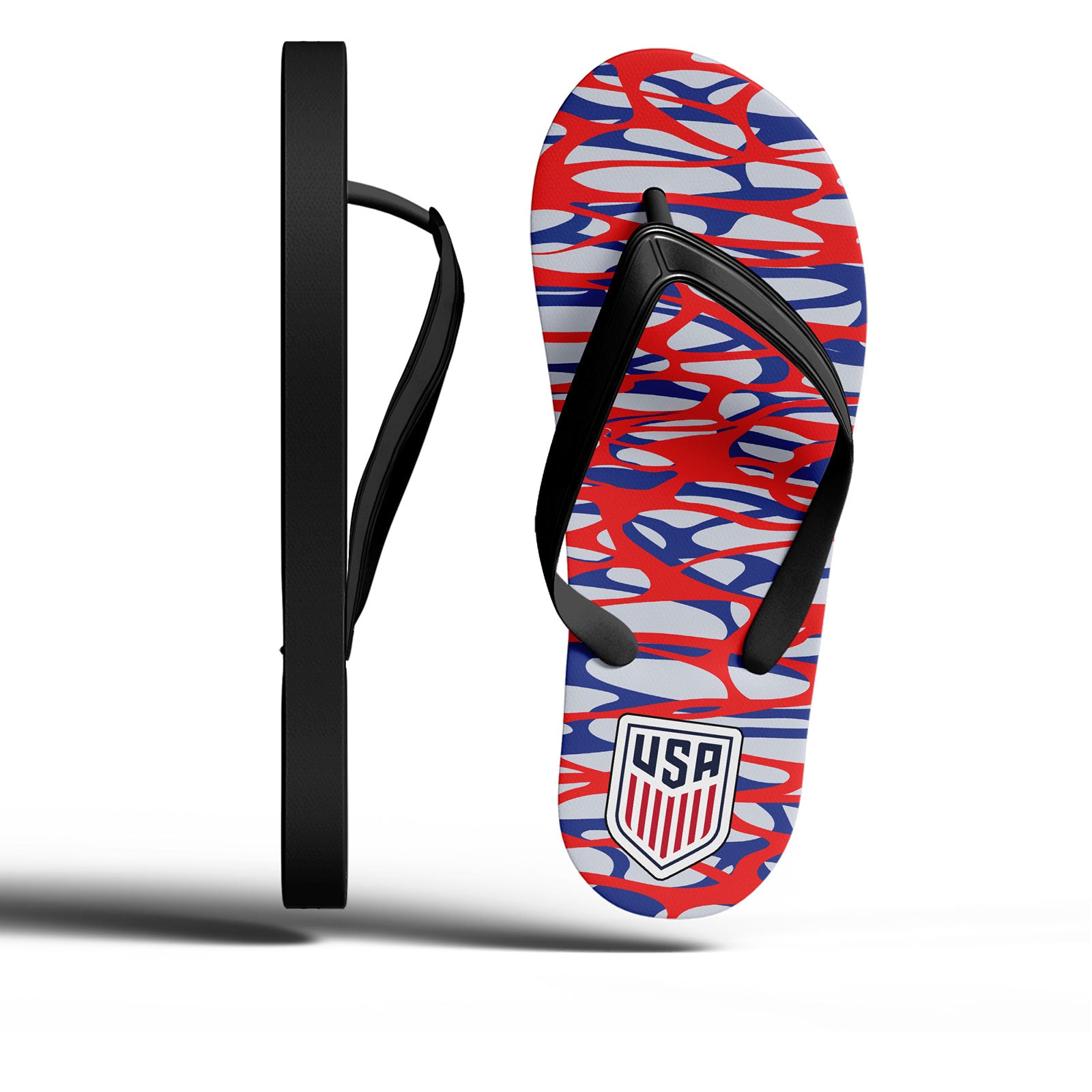 Custom United States 2026 World Cup Sneakers DIY Country Flag Running Shoes Lightweight Sport Shoes Gift for Football Fans Personalized Team Name and Logo FN058-F028041-14