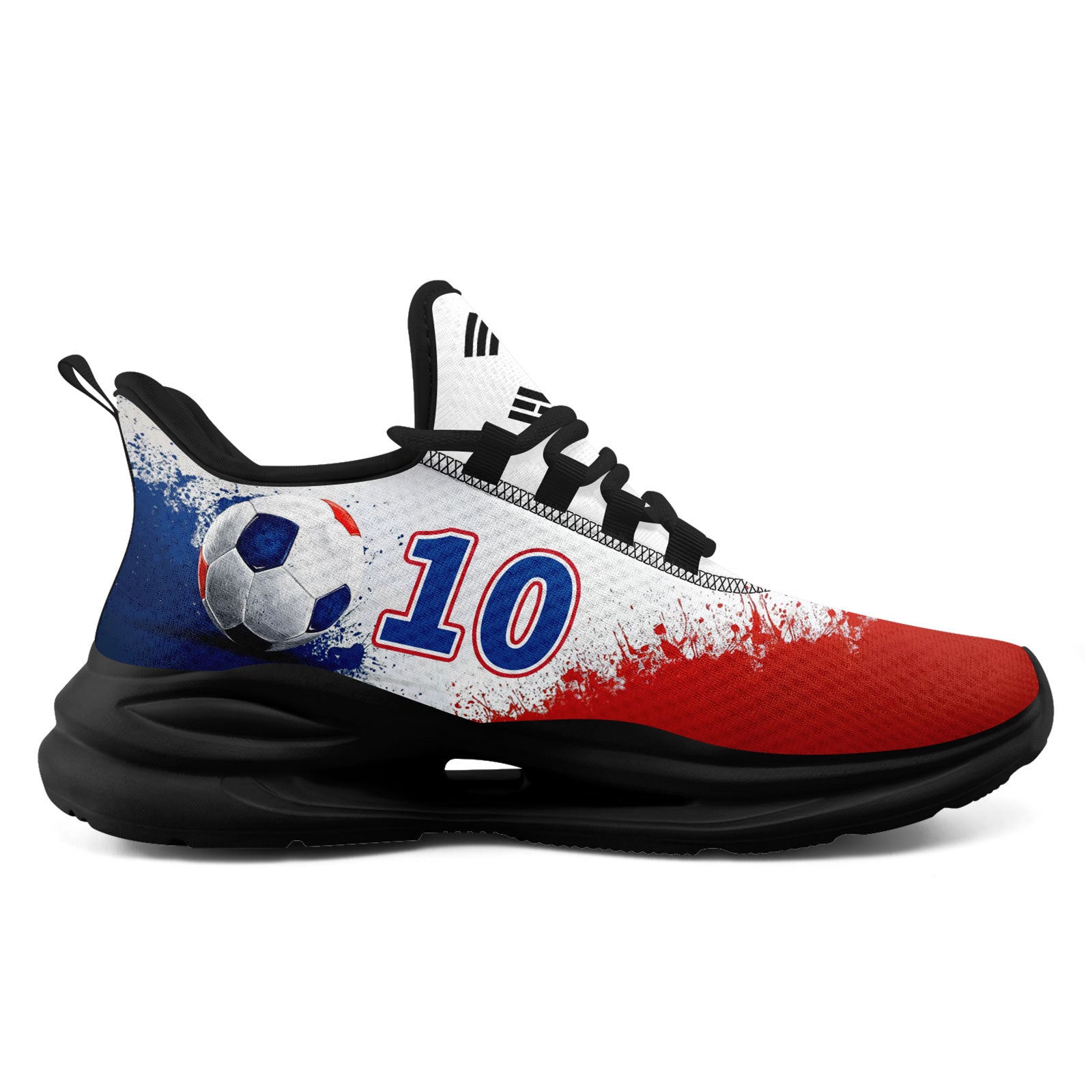 Custom South Korea 2026 World Cup Sneakers DIY Country Flag Running Shoes Lightweight Sport Shoes Gift for Football Fans Personalized Team Name and Logo FN079-F009056-3