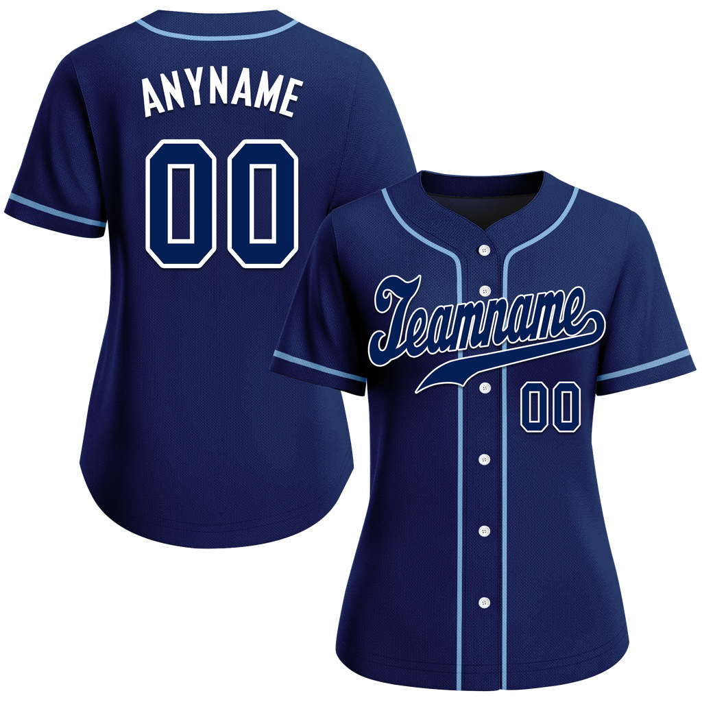 Custom Blue Classic Style Blue Personalized Authentic Baseball Jersey BSBJ01-bd0fa0c