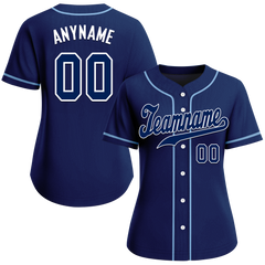 Custom Blue Classic Style Blue Personalized Authentic Baseball Jersey BSBJ01-bd0fa0c