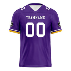 Custom Purple Minnesota Personalized Authentic Football Jersey FBJ02-D020263-17