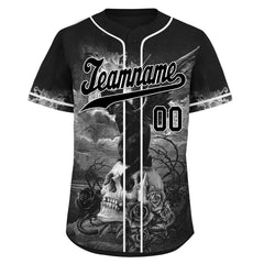 Custom Gothic Personalized Authentic Baseball Jersey BSBJ01-E06008