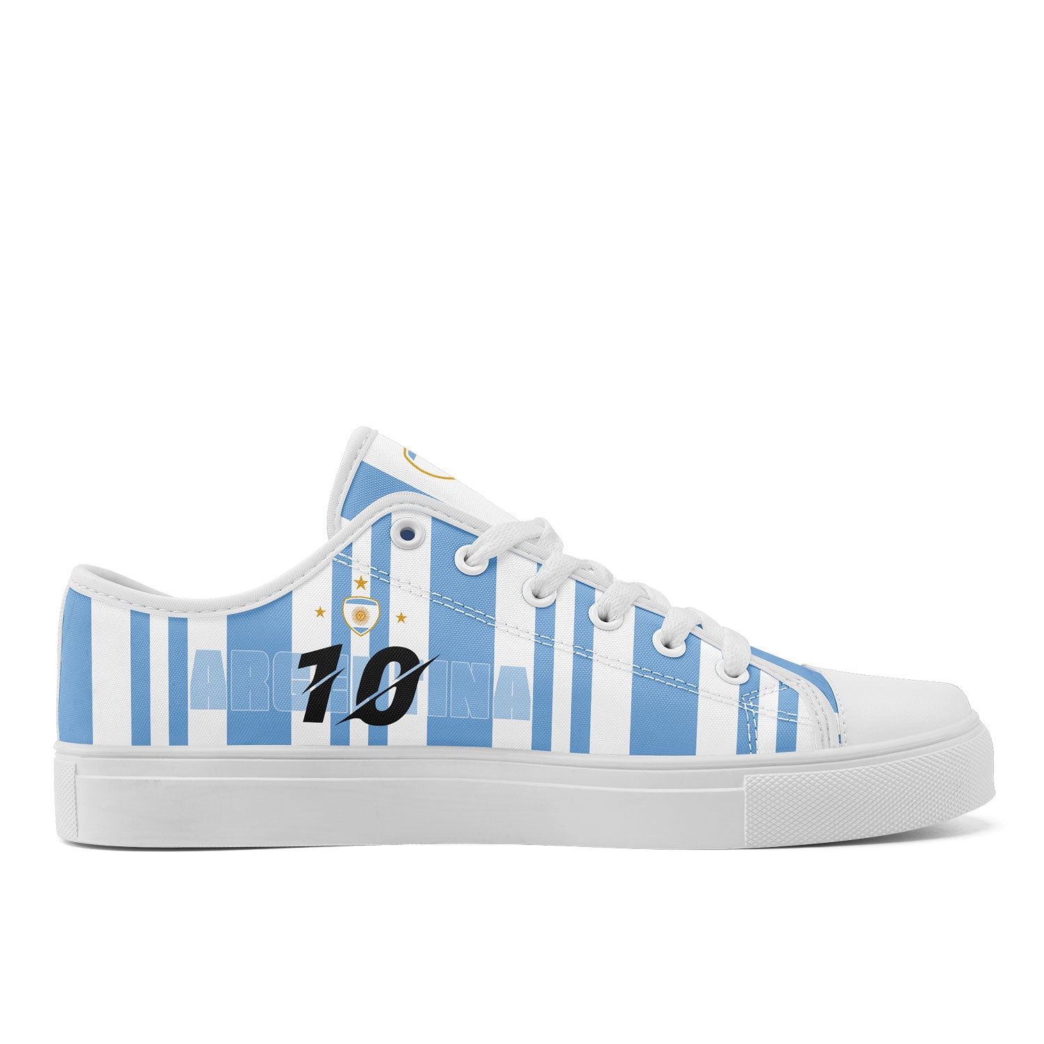 Custom 2026 World Cup Argentina Sneakers DIY Country Flag Running Shoes Lightweight Sport Shoes Gift for Football Fans Personalized Team Name and Logo FN027-F027053-5