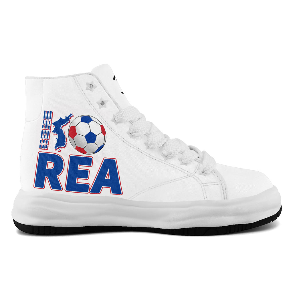 Custom South Korea 2026 World Cup Sneakers DIY Country Flag Running Shoes Lightweight Sport Shoes Gift for Football Fans Personalized Team Name and Logo FN039-F009106-5