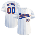 Custom White Classic Style Blue Personalized Authentic Baseball Jersey BSBJ01-bd0fa07