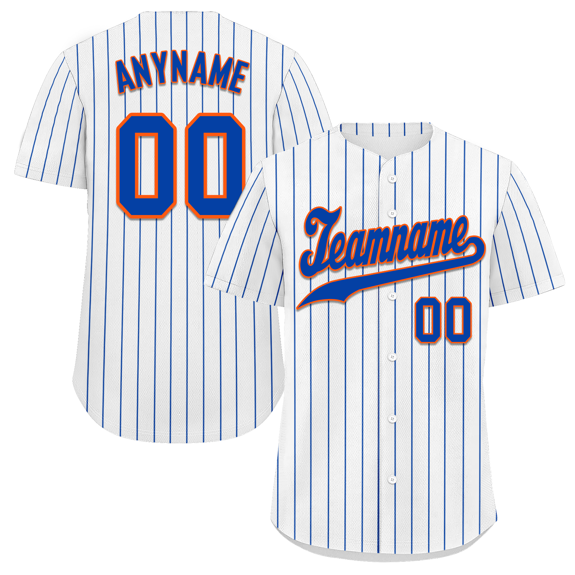Custom White Classic Style Blue Personalized Authentic Baseball Jersey BSBJ01-bd0fa07