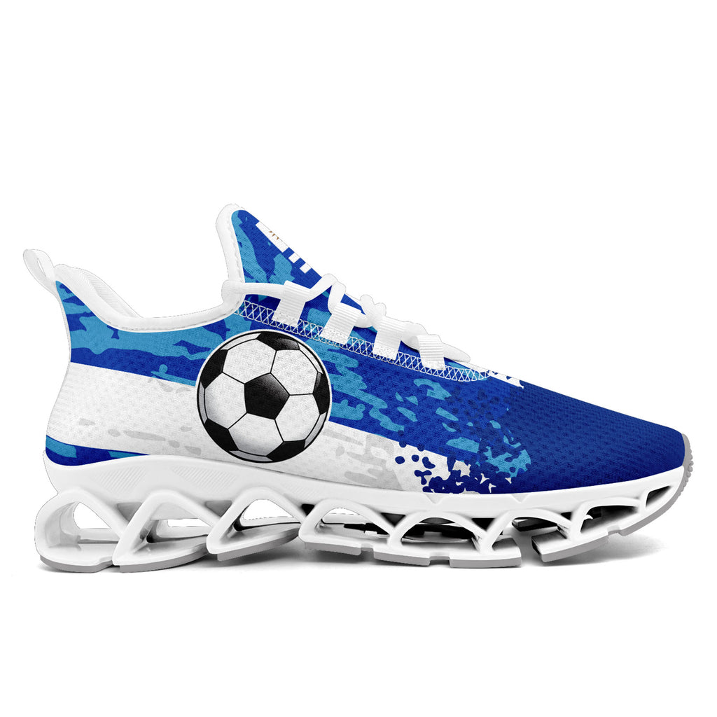 Custom Uruguay 2026 World Cup Sneakers DIY Country Flag Running Shoes Lightweight Sport Shoes Gift for Football Fans Personalized Team Name and Logo FN003XD-F009085-2