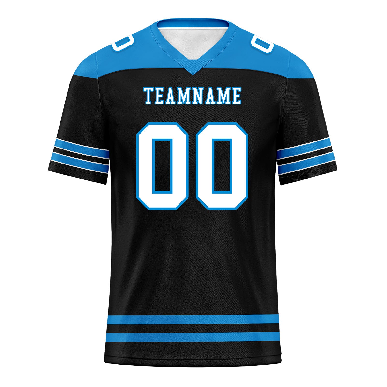 Custom Carolina Personalized Authentic Football Jersey FBJ02-E0607-27