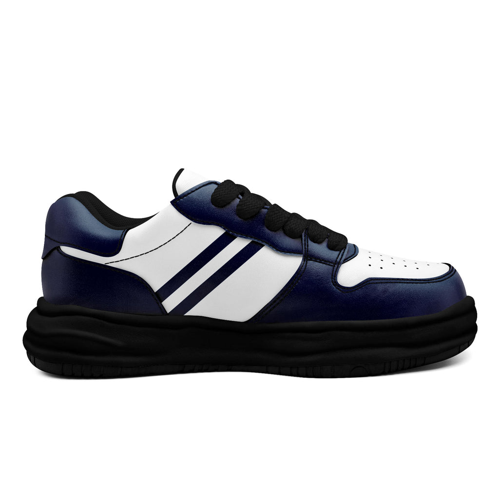 Custom Blue White Dallas Shoes Personalized Sneaker FN032-D020389-9