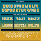 Custom Green Yellow Fade Fashion Jacksonville High-Performance American Football Jersey FBJ06-D020252-16