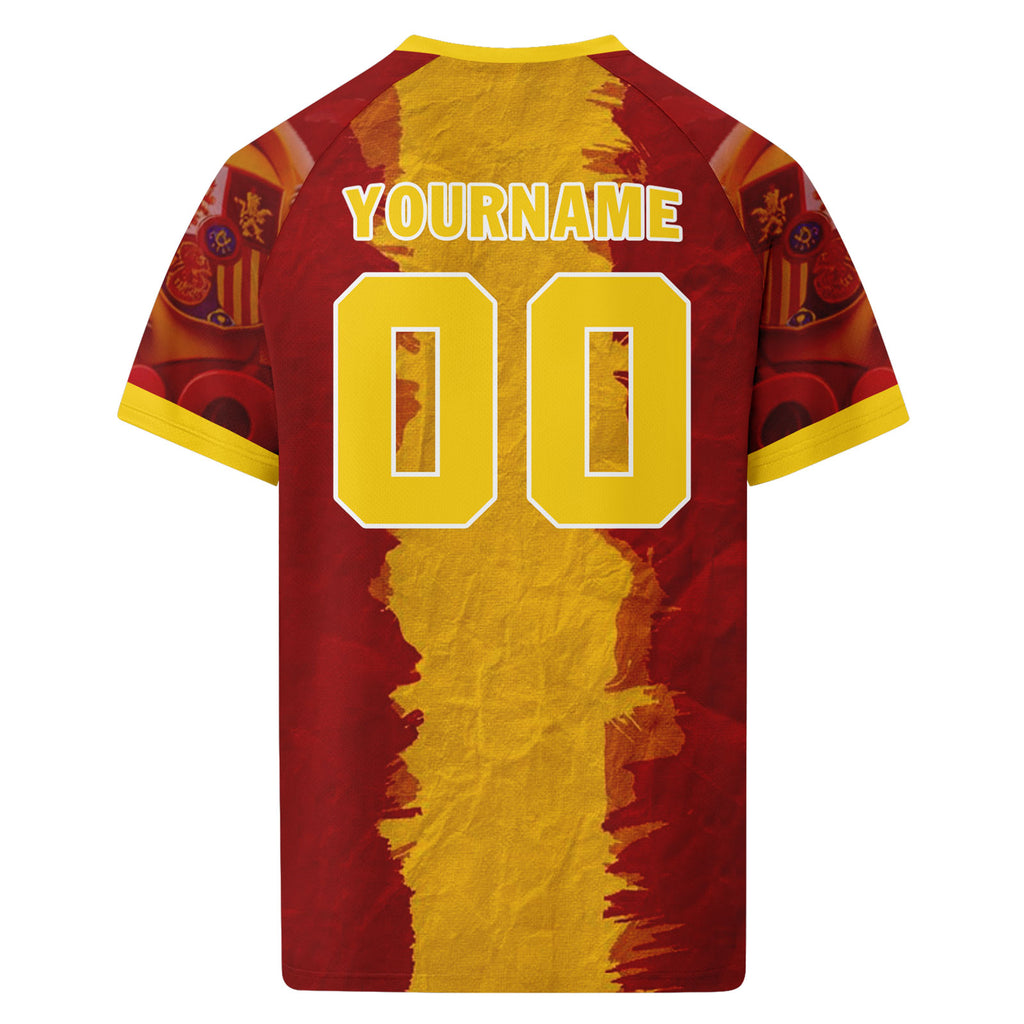 Custom Spain 2026 World Cup Football Shirt Customized Soccer Jersey for Fans Add Your Name & Number FZ190-F025072-1