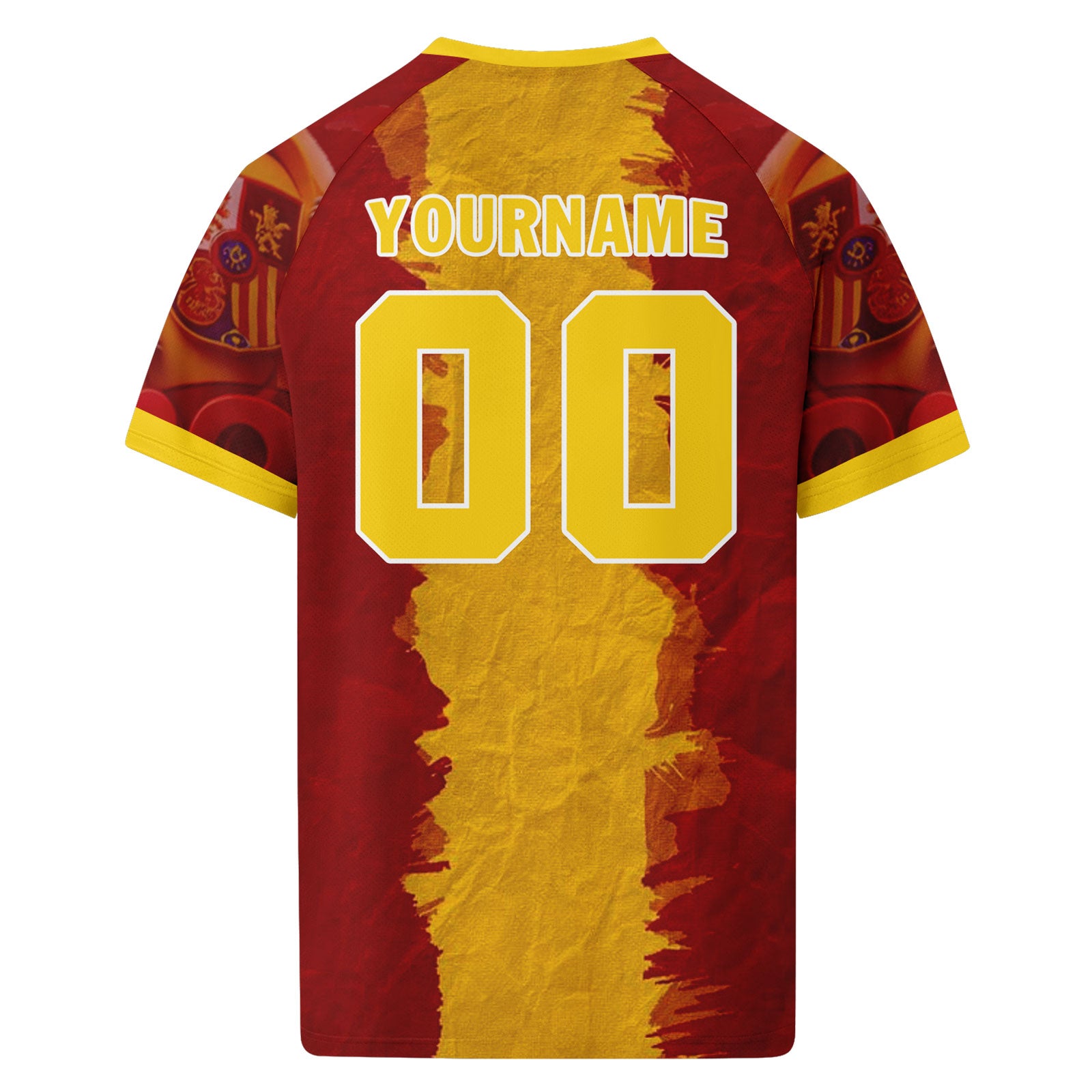 Custom Spain 2026 World Cup Football Shirt Customized Soccer Jersey for Fans Add Your Name & Number FZ190-F025072-1