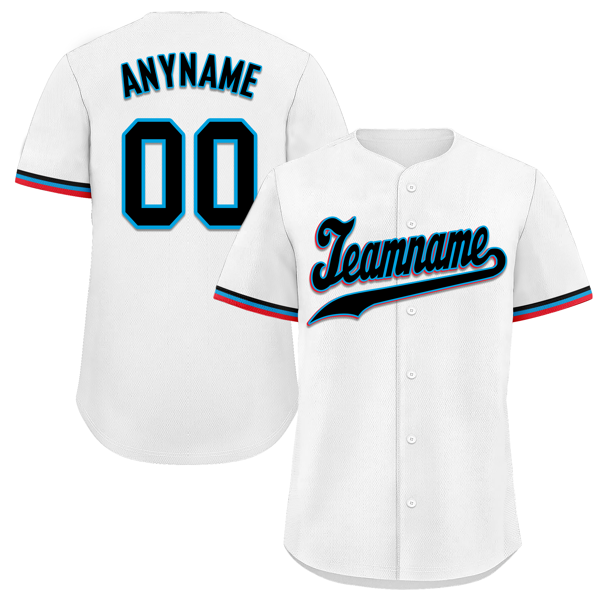 Custom White Classic Style Black Personalized Authentic Baseball Jersey BSBJ01-bd0face