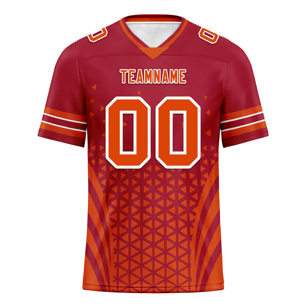 Custom Red White Florida Football Jersey and Sports Shoes Combo Offer Personalized Combo ZH-D023031-29