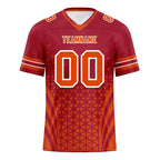 Custom Red White Florida Football Jersey and Sports Shoes Combo Offer Personalized Combo ZH-D023031-29