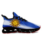 Custom Uruguay 2026 World Cup Sneakers DIY Country Flag Running Shoes Lightweight Sport Shoes Gift for Football Fans Personalized Team Name and Logo FN003XD-F009085-1