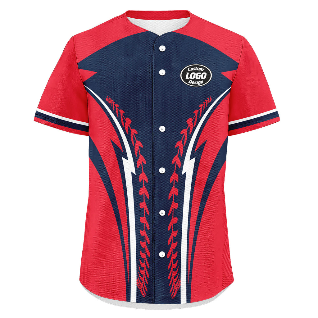 Custom Personalized Authentic Baseball Jersey BSBJ01-E023019-18