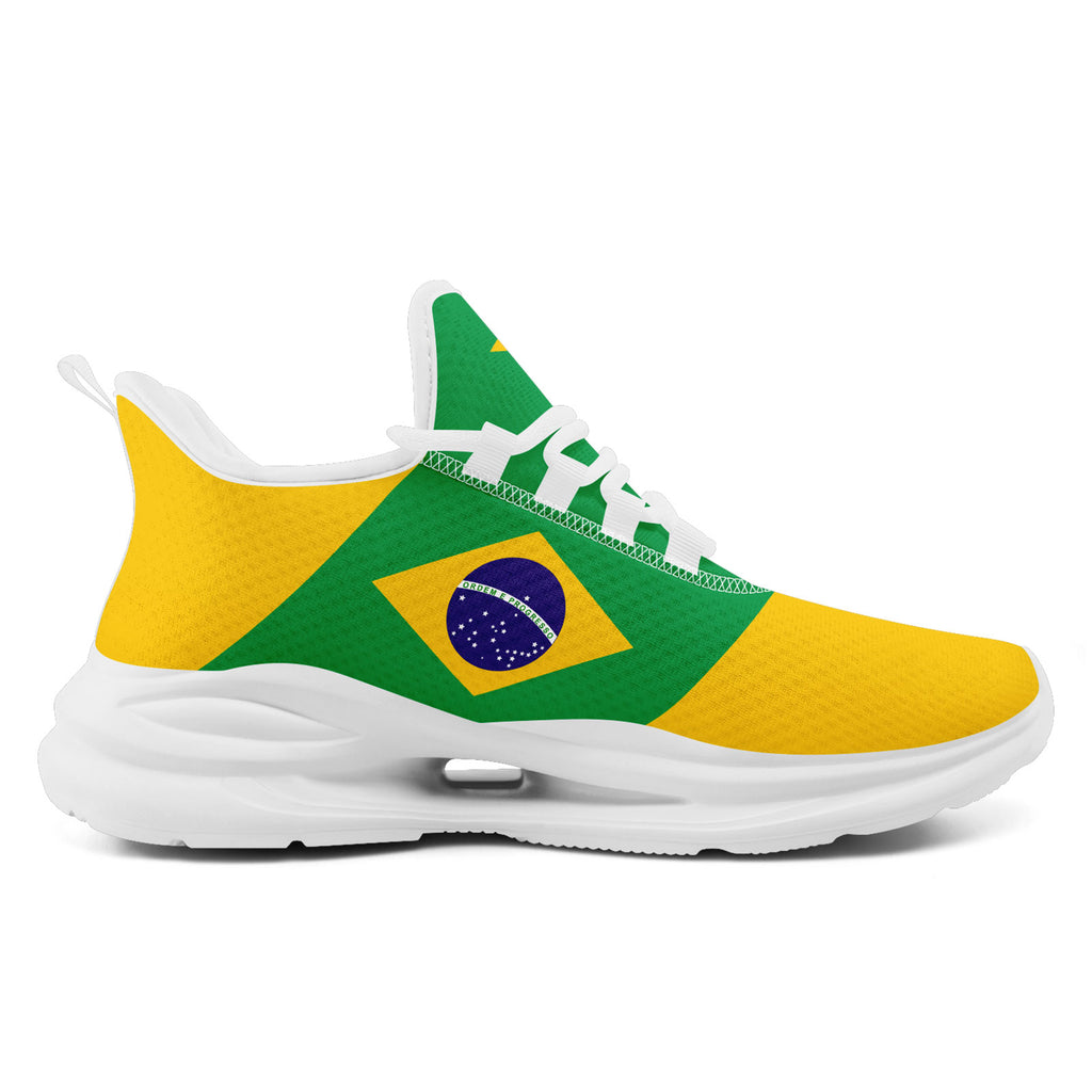 Custom 2026 World Cup Brazil Sneakers DIY Country Flag Running Shoes Lightweight Sport Shoes Gift for Football Fans Personalized Team Name and Logo FN079-F027049-2