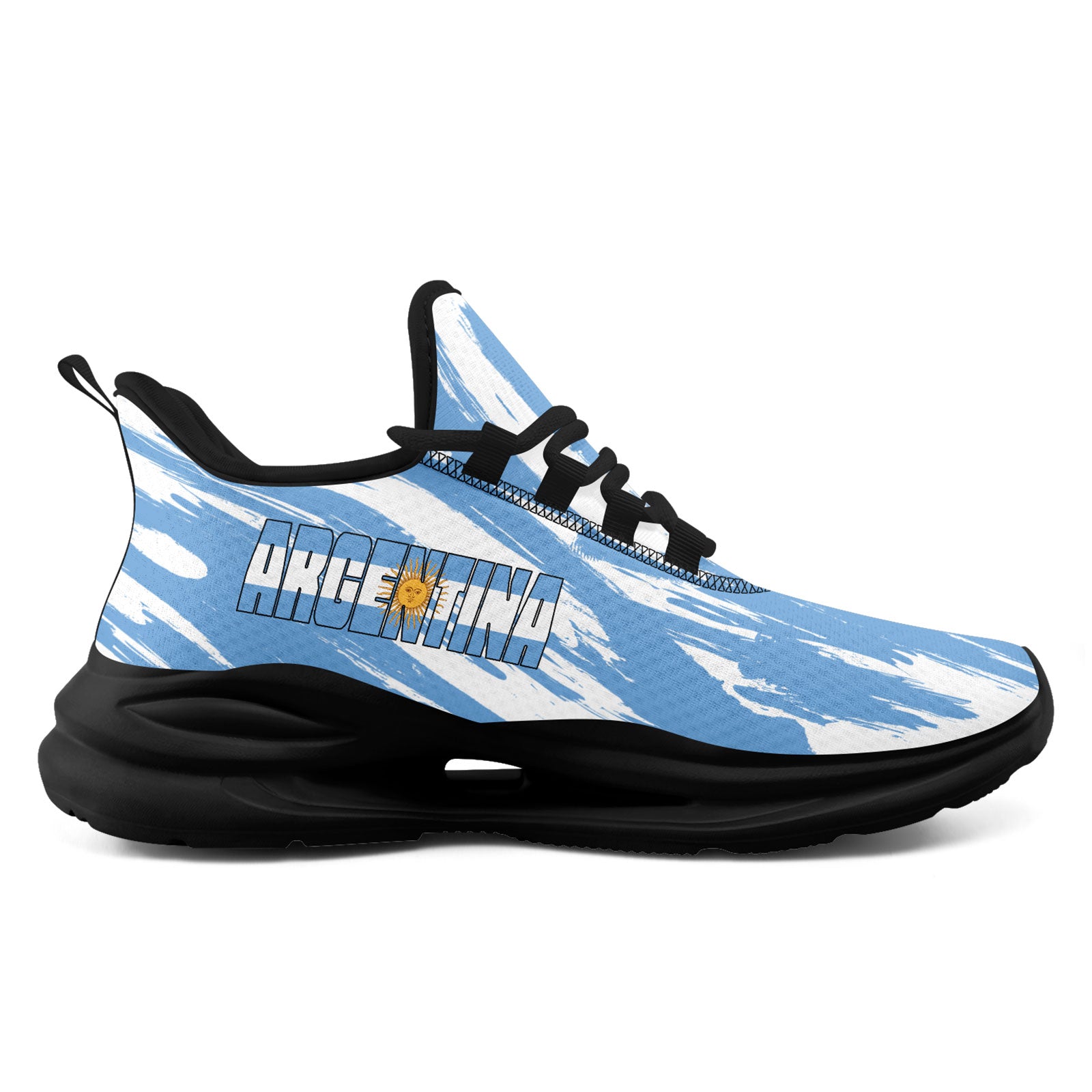 Custom 2026 World Cup Argentina Sneakers DIY Country Flag Running Shoes Lightweight Sport Shoes Gift for Football Fans Personalized Team Name and Logo FN079-F027048-5