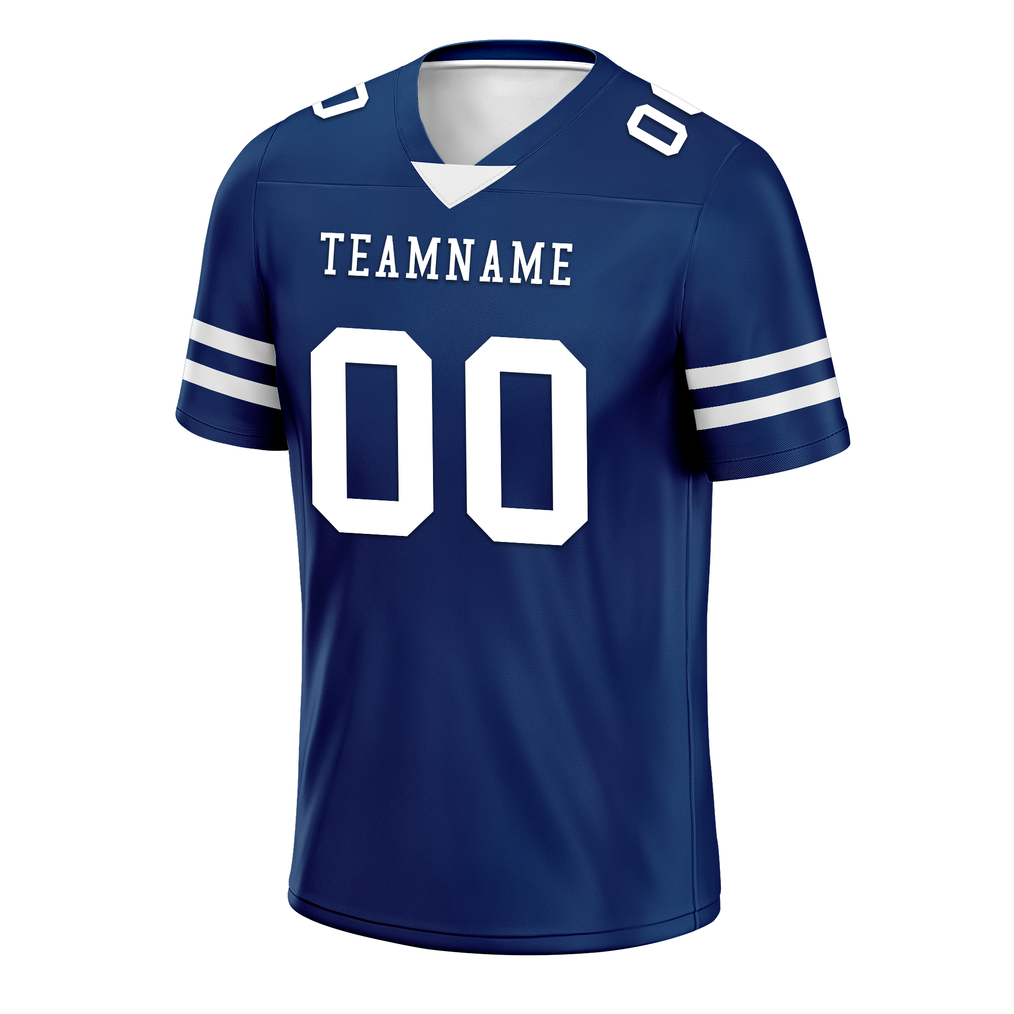 Custom Blue Classic Style Personalized Authentic Football Jersey FBJ02-bd0a70bf