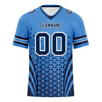 Custom Blue Deep Blue Tennessee Personalized Authentic Football Jersey FBJ02-D023033-32