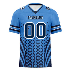 Custom Blue Deep Blue Tennessee Personalized Authentic Football Jersey FBJ02-D023033-32