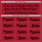 Custom Red Gray Atlanta Jacket Bomber Full-Snap Varsity Letterman Personalized Jacket FZ005SX-D020290-3