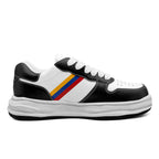 Custom Black White Pittsburgh Shoes Personalized Sneaker FN032-D020389-30