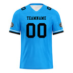 Custom Blue Black Carolina Football Jersey and Firesoul Sports Shoes Combo Offer Personalized Combo ZH-D020273-5