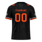 Custom Black Orange Cincinnati Football Jersey and Firesoul Sports Shoes Combo Offer Personalized Combo ZH-D020273-6