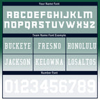 Custom Green White Fade Fashion New York High-Performance American Football Jersey FBJ06-D020252-28
