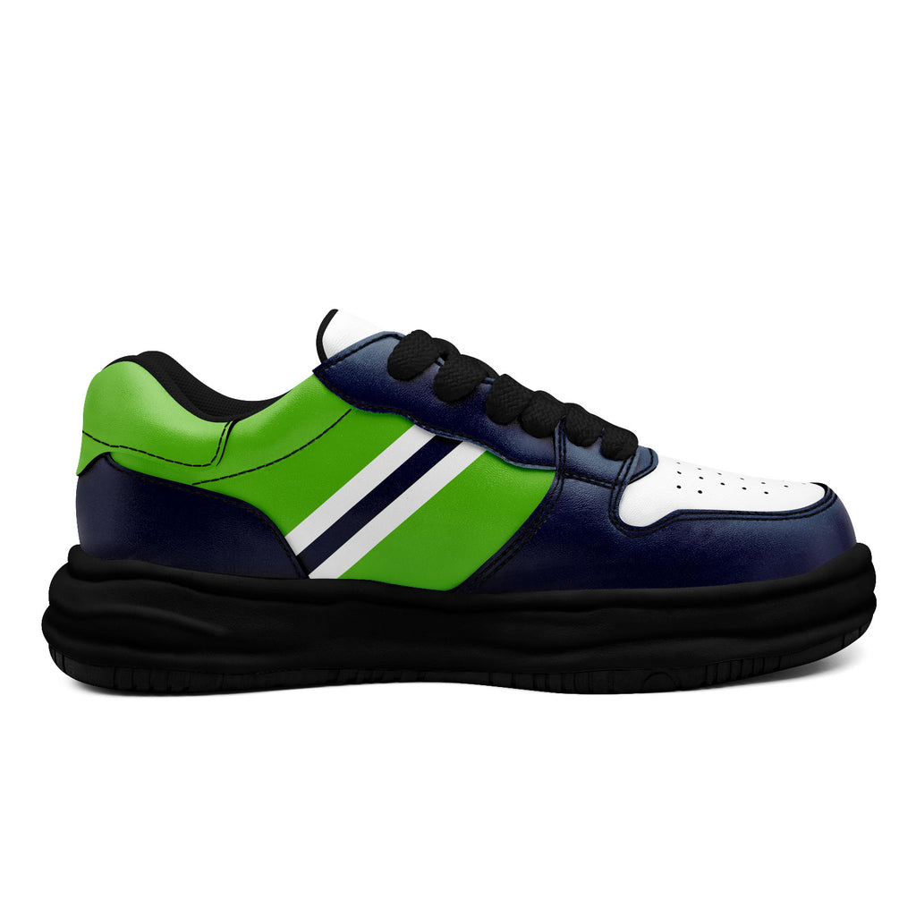 Custom Blue Green Seattle Shoes Personalized Sneaker FN032-D020389-27