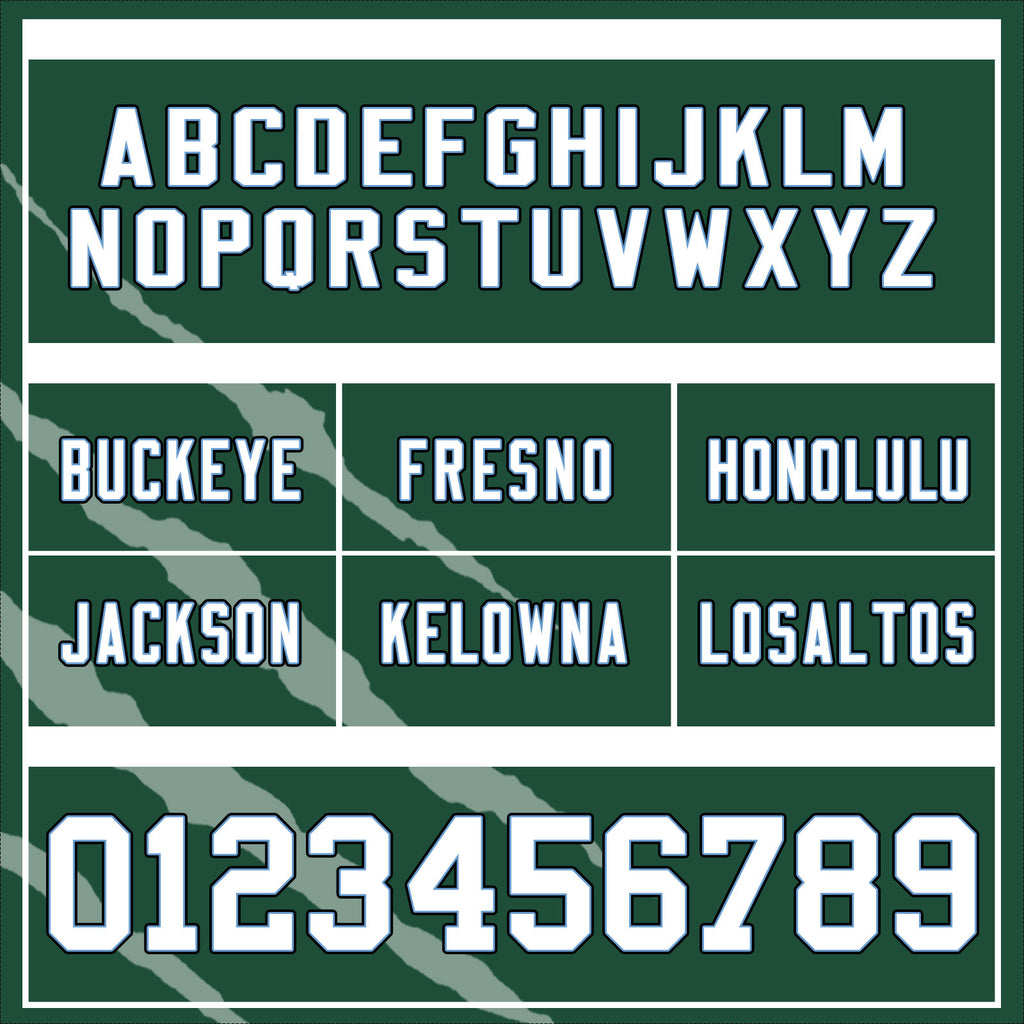 Custom Green White New York High-Performance American Football Jersey FBJ06-D023001-28