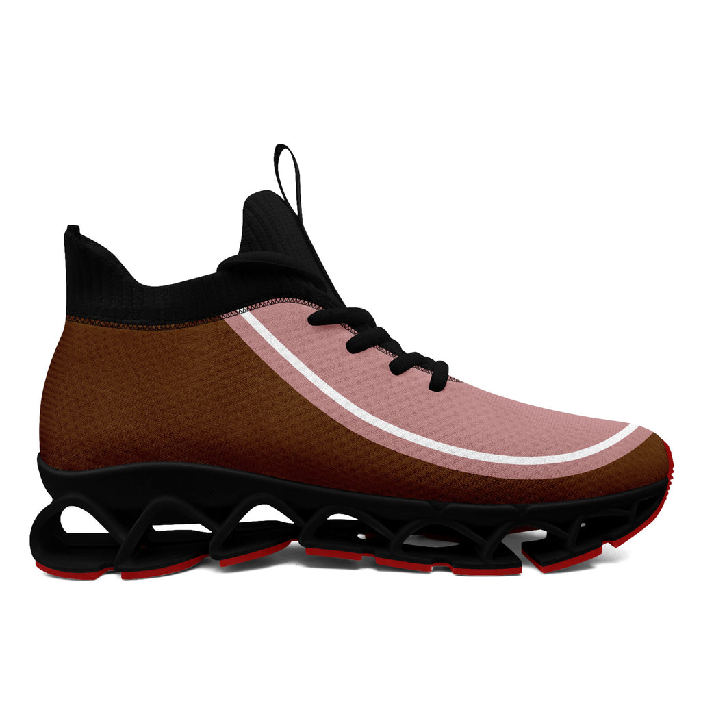 Custom Dark Pink Brown Maxsoul Shoes Personalized Sneaker FN030XD-D020388-18