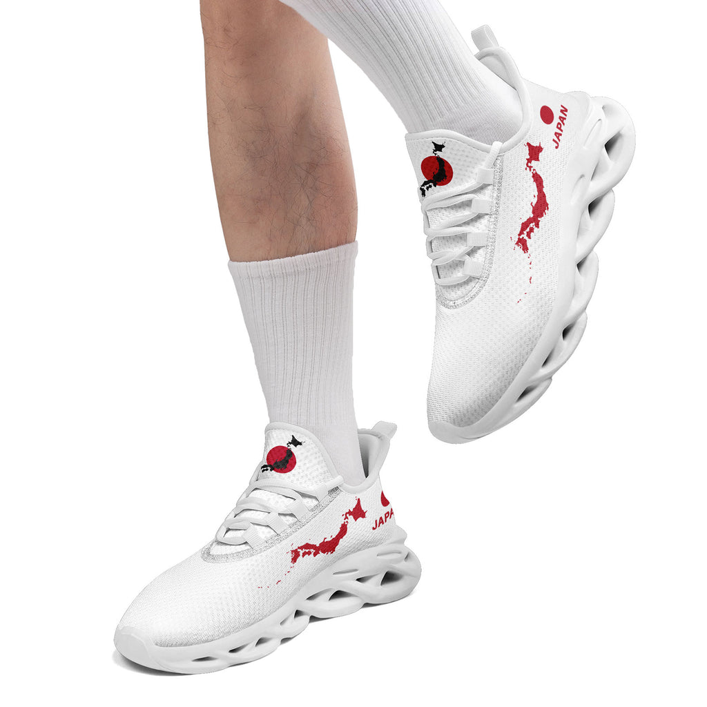 Custom Japan 2026 World Cup Sneakers DIY Country Flag Running Shoes Lightweight Sport Shoes Gift for Football Fans Personalized Team Name and Logo FN003-F025044-8