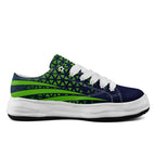 Custom Blue White Washington Football Jersey and Sports Shoes Combo Offer Personalized Combo ZH-D023031-27