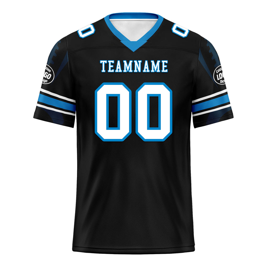 Custom Black Carolina Football Jersey and Sports Shoes Combo Offer Personalized Combo ZH-D025008-3