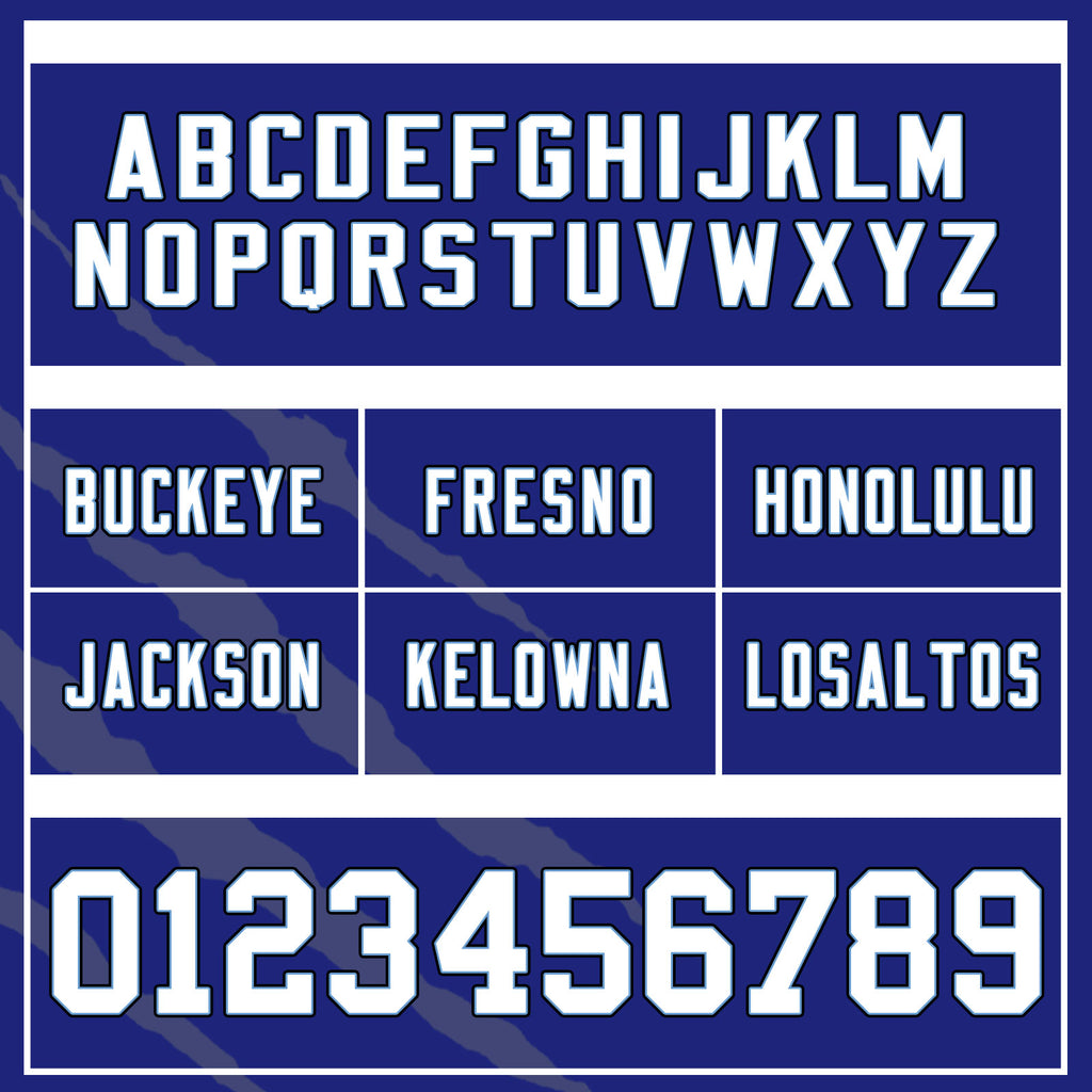 Custom Blue White New York High-Performance American Football Jersey FBJ06-D023001-21