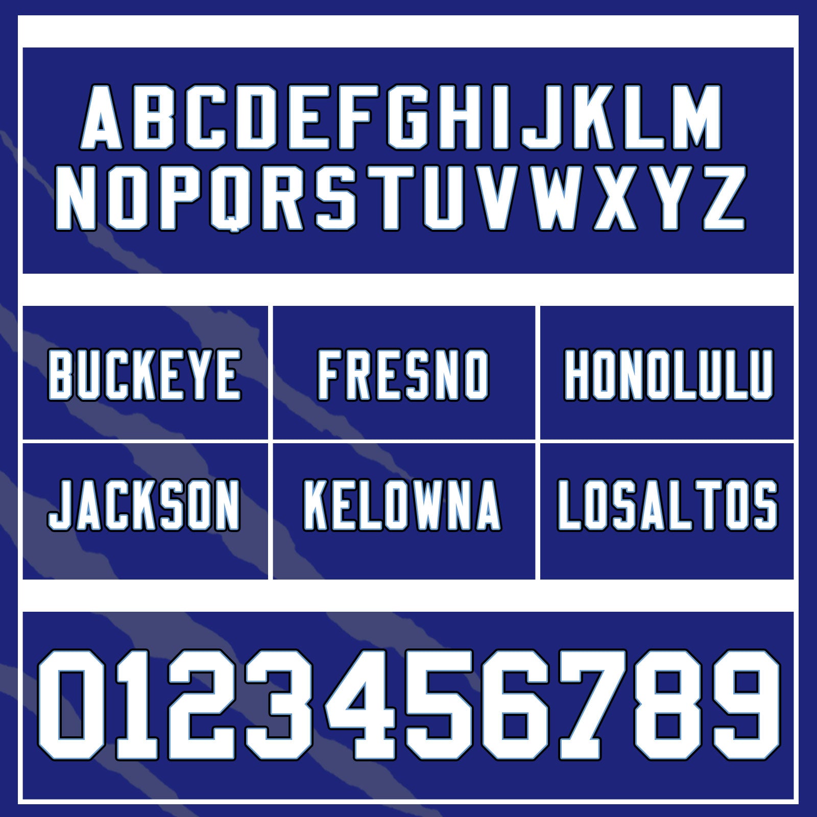 Custom Blue White New York High-Performance American Football Jersey FBJ06-D023001-21