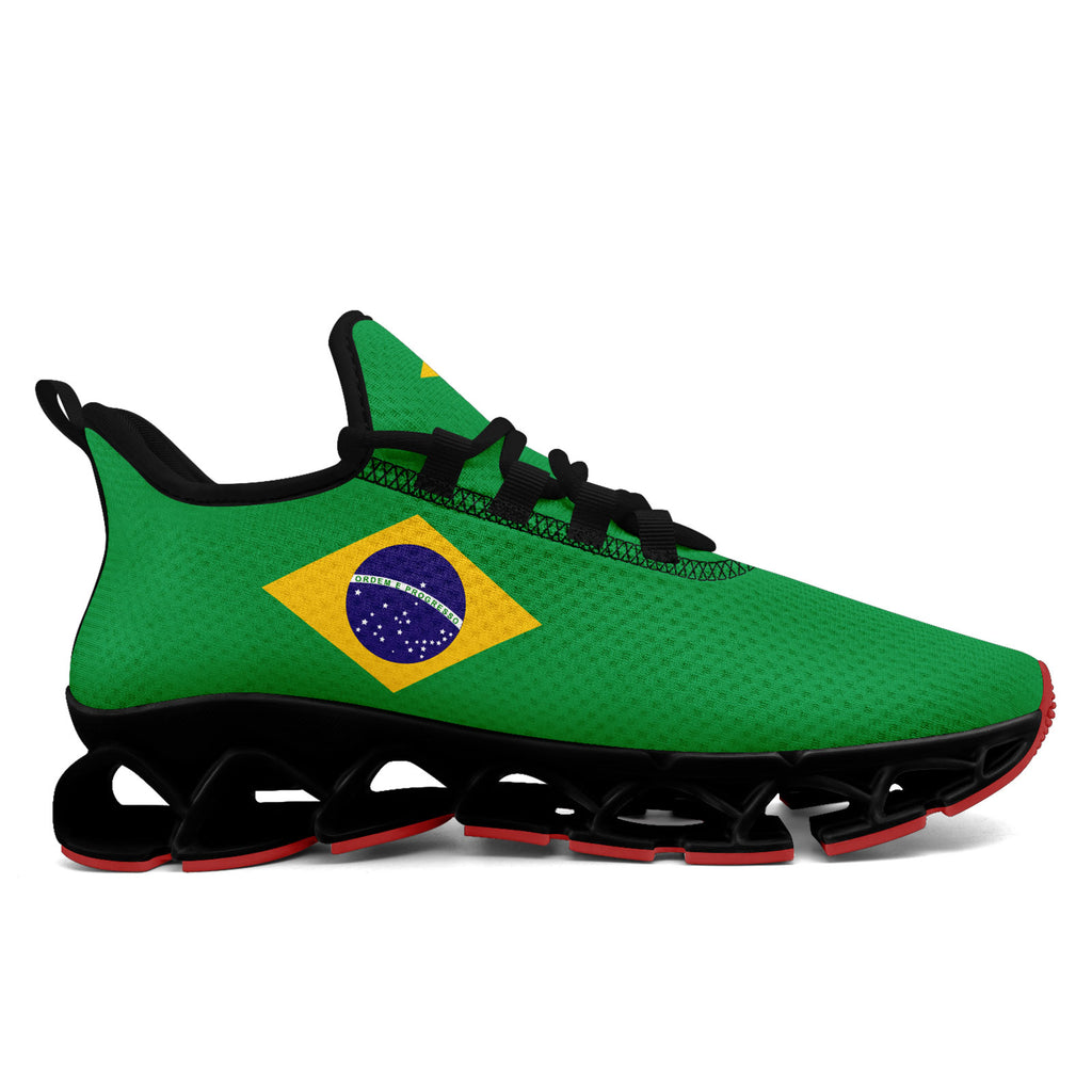 Custom 2026 World Cup Brazil Sneakers DIY Country Flag Running Shoes Lightweight Sport Shoes Gift for Football Fans Personalized Team Name and Logo FN003XD-F027047-1