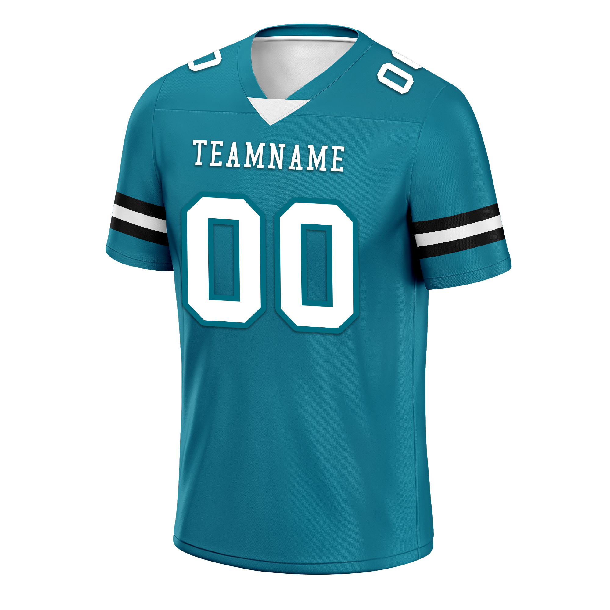 Custom Blue Classic Style Personalized Authentic Football Jersey FBJ02-bd0a70be