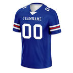 Custom Blue Classic Style Personalized Authentic Football Jersey FBJ02-bd0a70aa