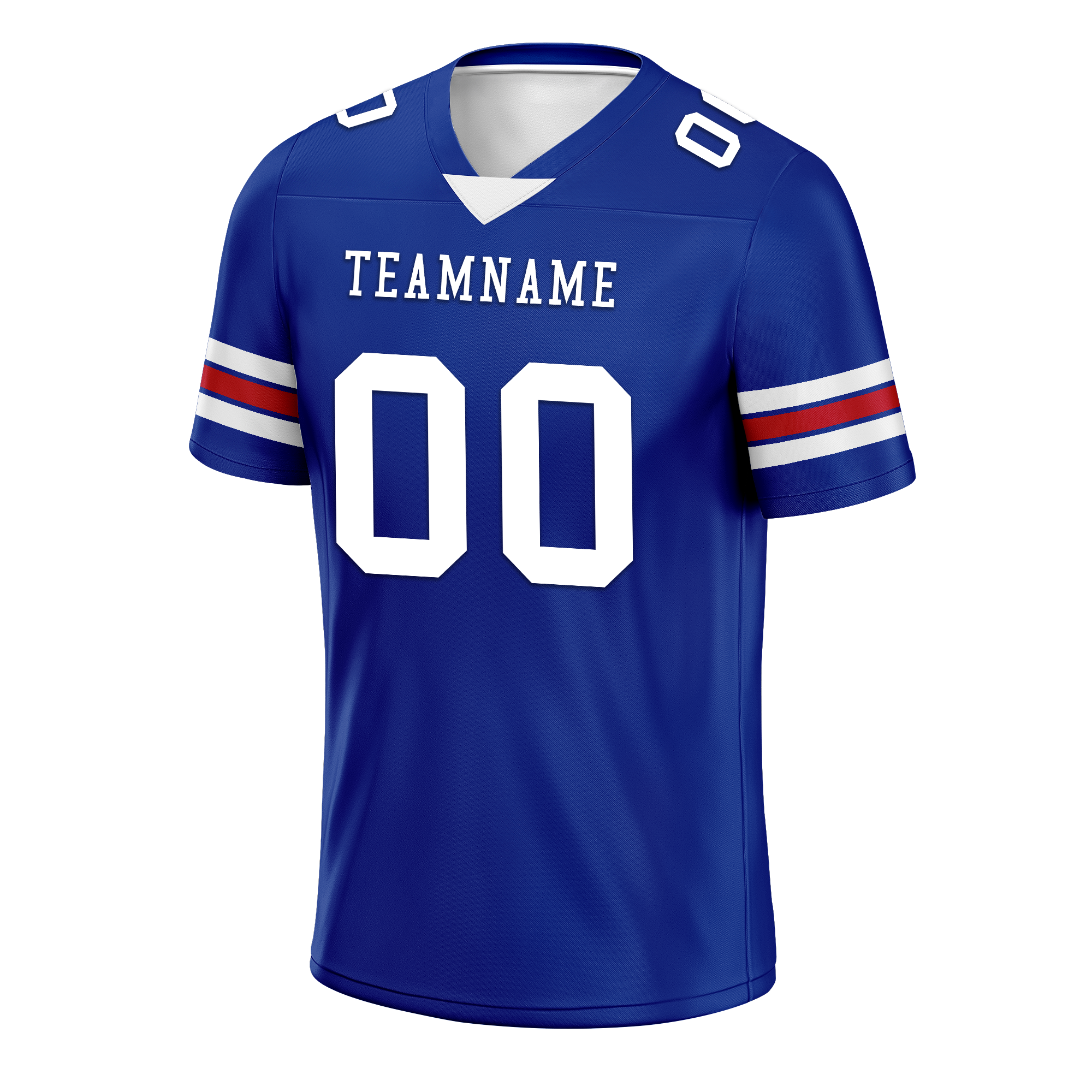 Custom Blue Classic Style Personalized Authentic Football Jersey FBJ02-bd0a70aa