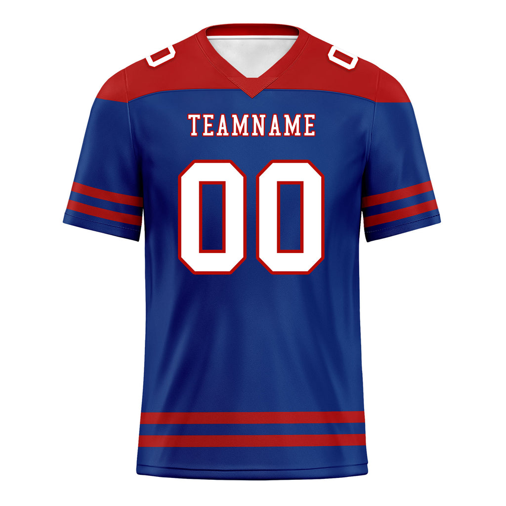 Custom New York Personalized Authentic Football Jersey FBJ02-E0607-18