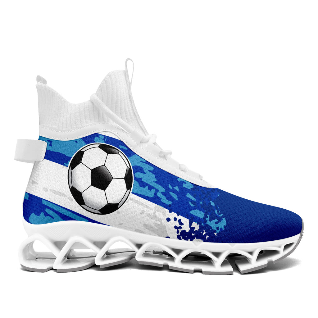 Custom Uruguay 2026 World Cup Sneakers DIY Country Flag Running Shoes Lightweight Sport Shoes Gift for Football Fans Personalized Team Name and Logo FN029XD-F009111-2
