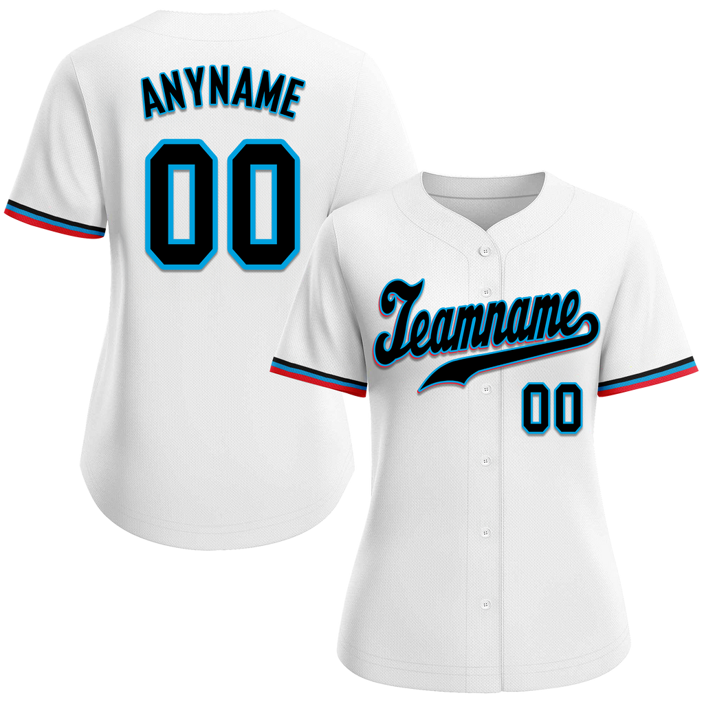Custom White Classic Style Black Personalized Authentic Baseball Jersey BSBJ01-bd0face