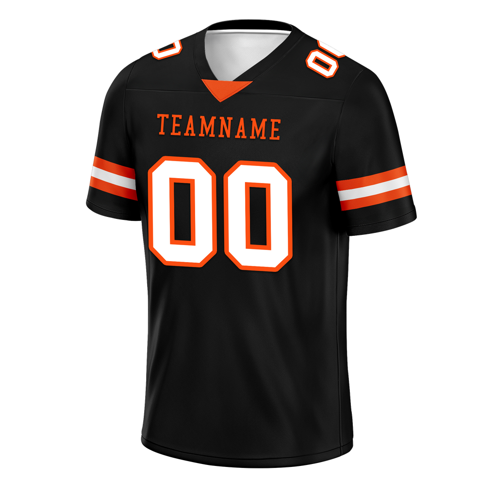 Custom Black Classic Style Personalized Authentic Football Jersey FBJ02-bd0a70c0