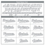 Custom White Gray Stripe Fashion Jacket Bomber Full-Snap Varsity Letterman Personalized Jacket FZ005-D020219-8