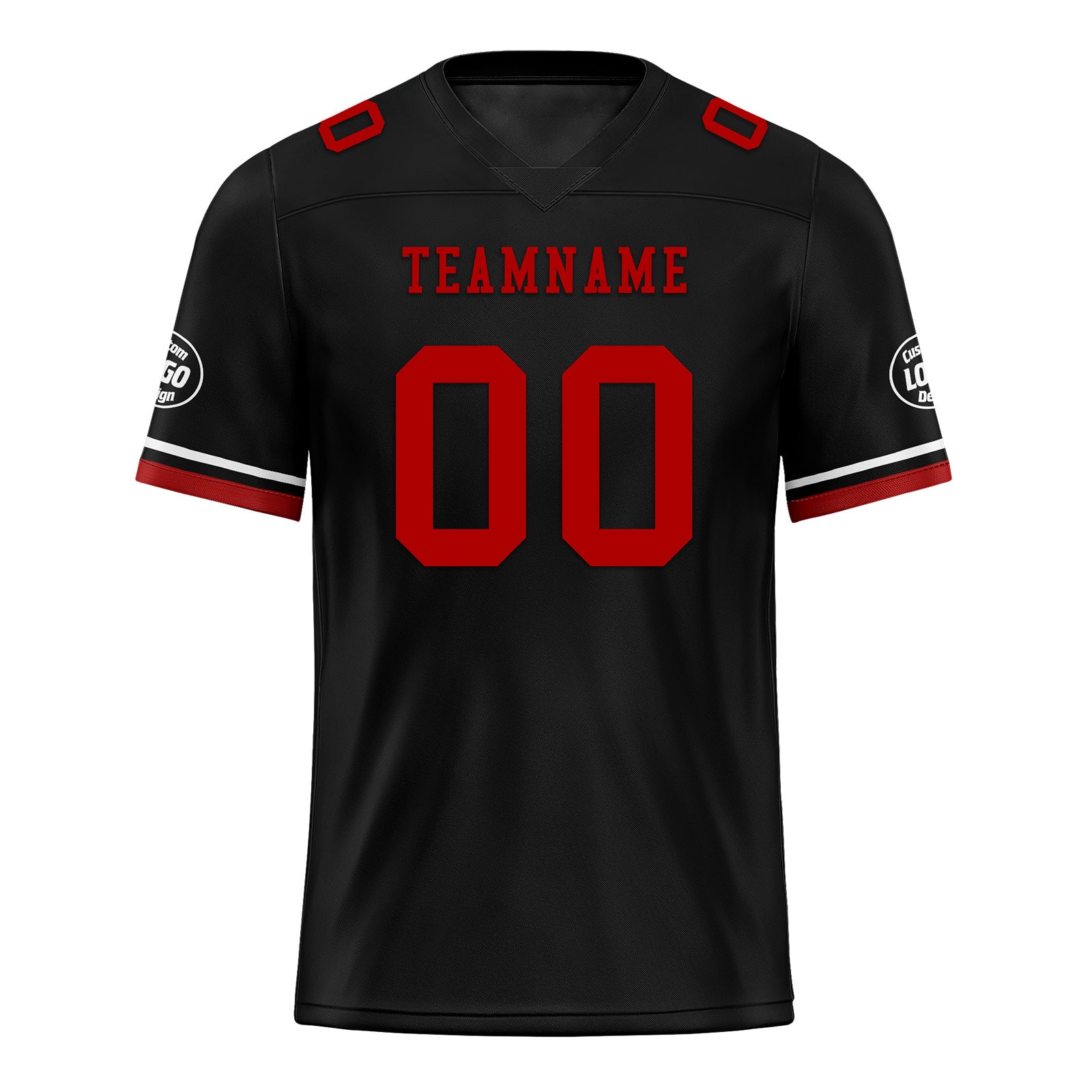Custom Black Red Arizona Football Jersey and Firesoul Sports Shoes Combo Offer Personalized Combo ZH-D020273-1
