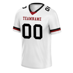 Custom White Black Classic Style Personalized Authentic Football Jersey FBJ02-bd0a700b